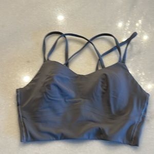 Lululemon Like A Cloud Longline Sports Bra Size 4 Gray